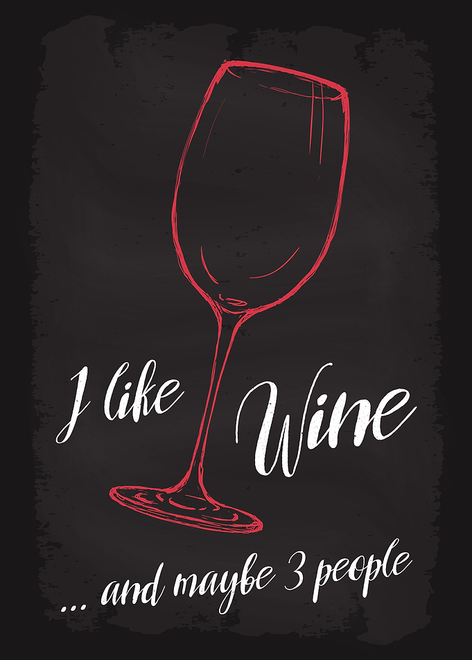 I like Wine and 3 people