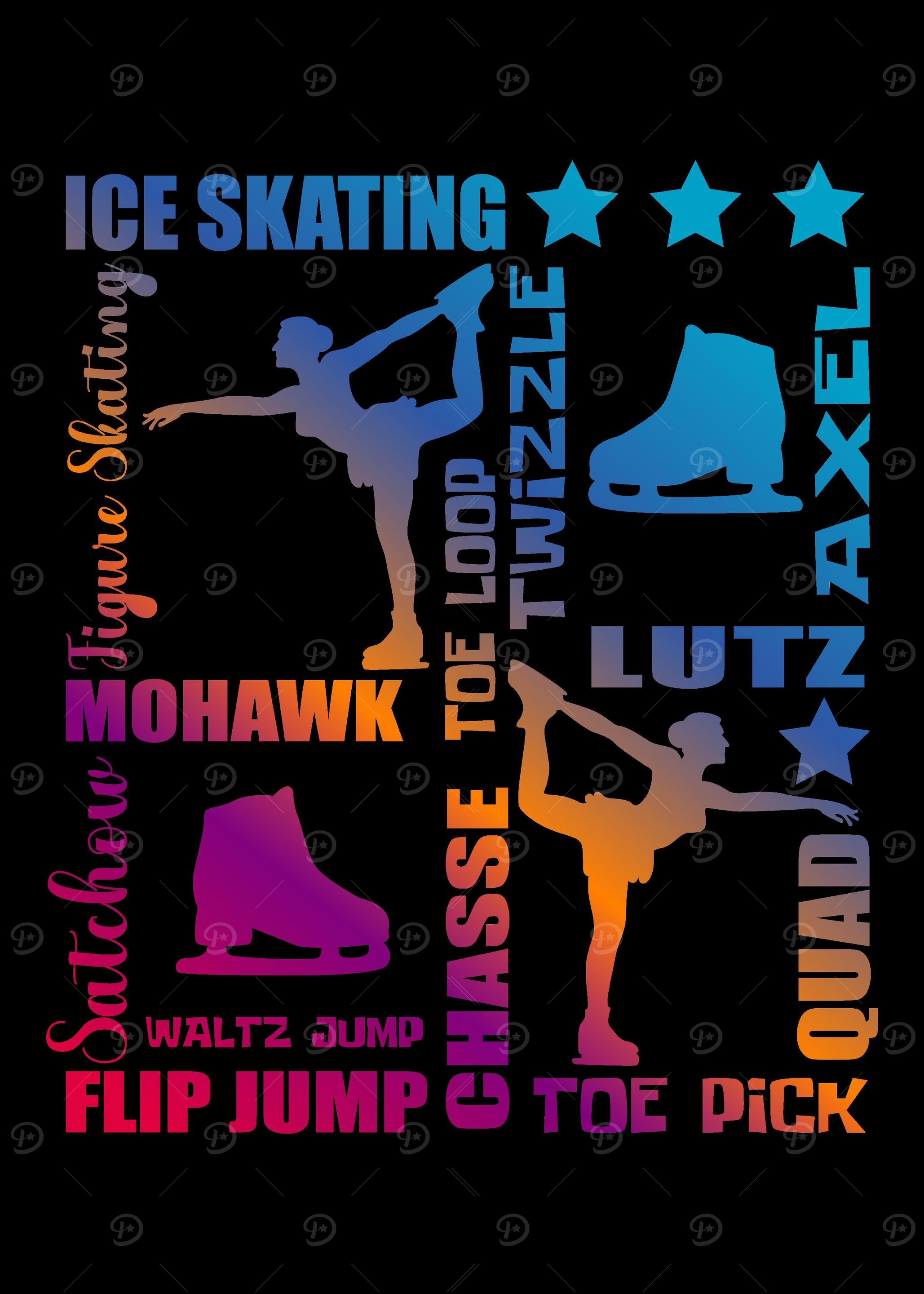 Figure Skating Ice Skater