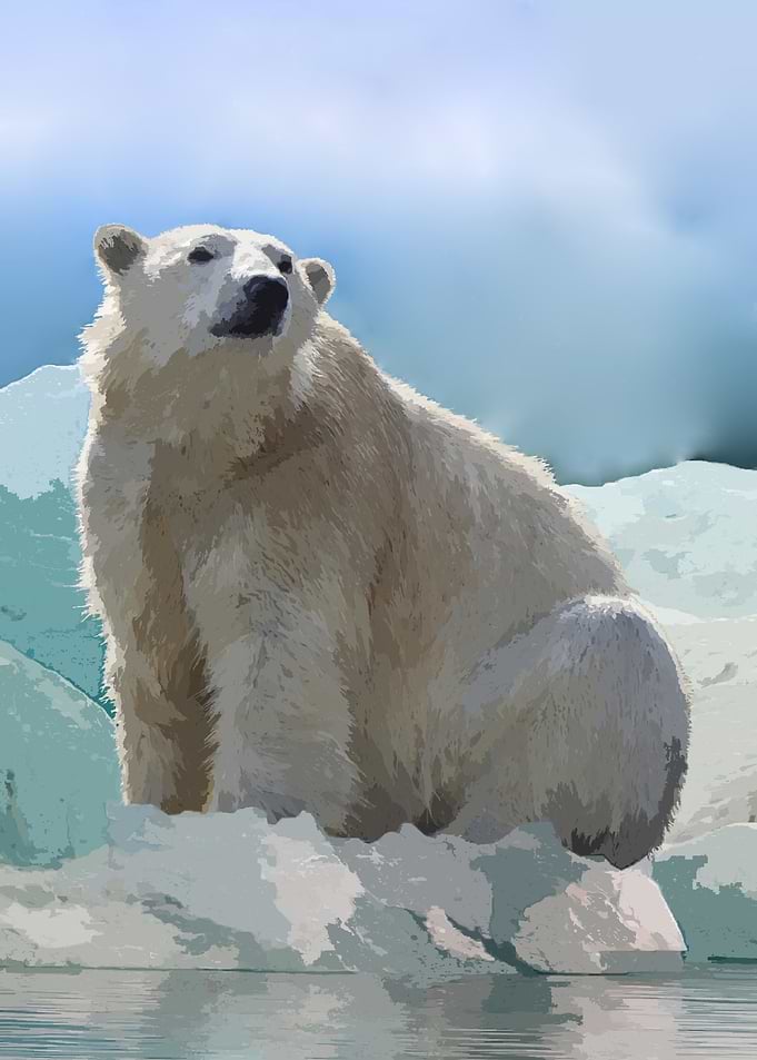 Proud icebear