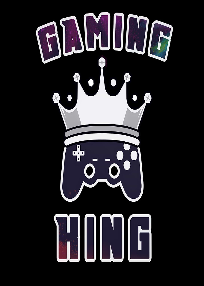 Gaming King with Gamepad