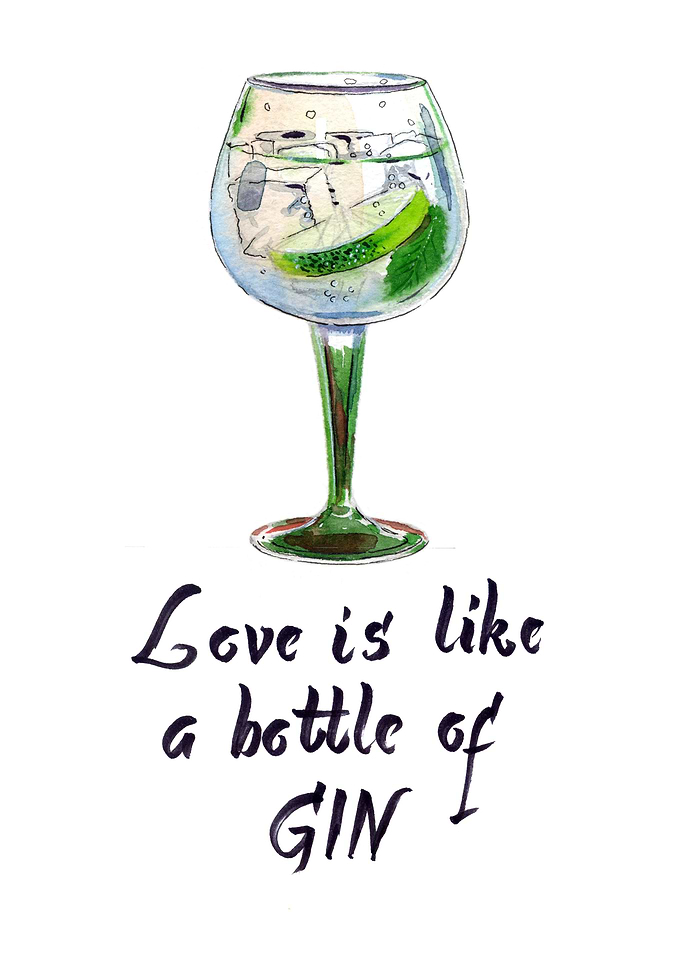 Love is like a bottle of g
