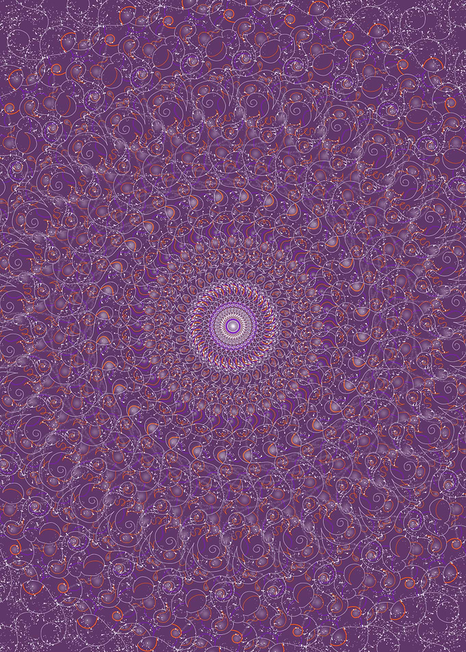 Purple mandala