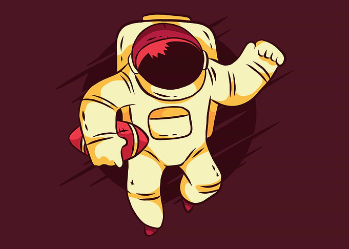 astronaut football