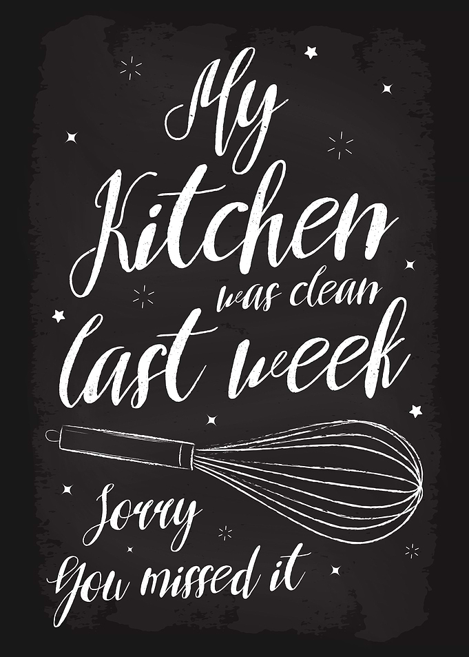 My kitchen was clean