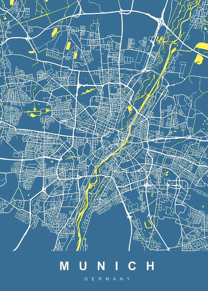 Map Munich Germany