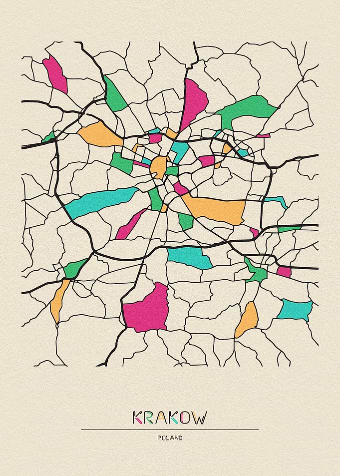 Krakow Map