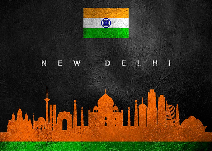 New Delhi India Skyline