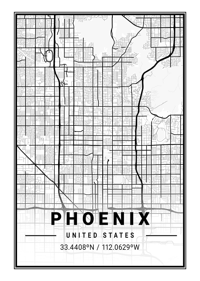 Phoenix Light City Map