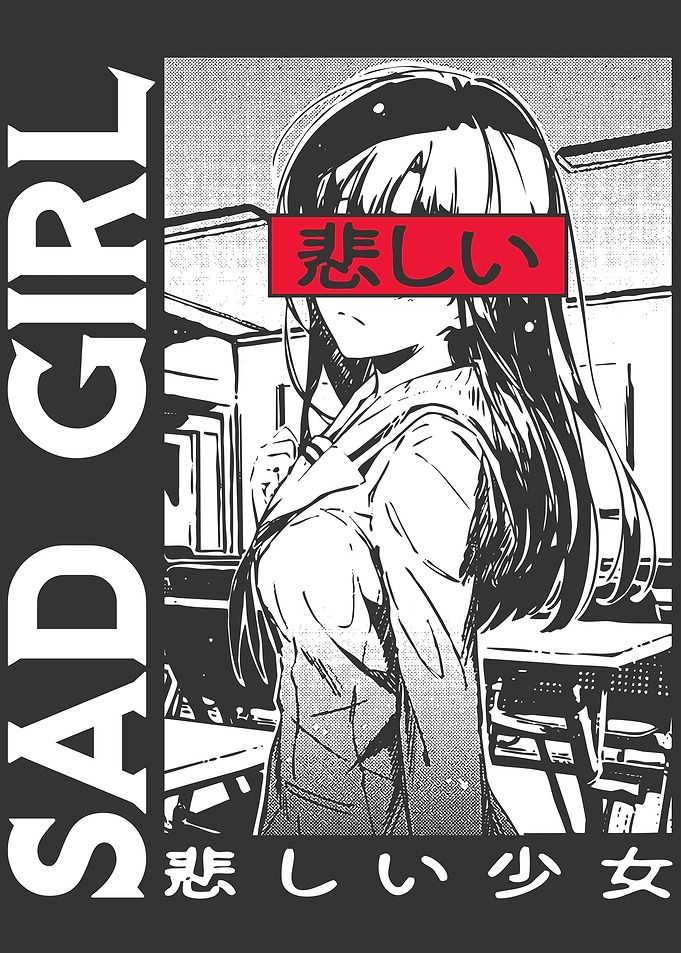 Sad Girl Anime Manga