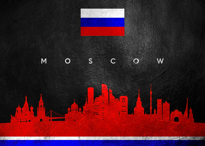 Moscow Russia Skyline
