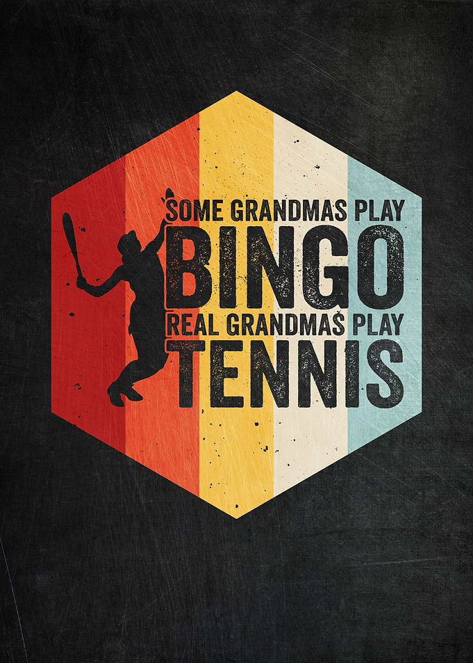 Tennis Grandmother Gift