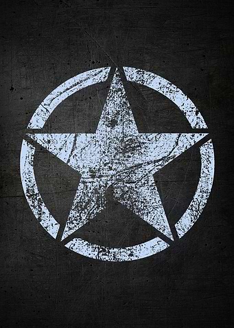 Used Look USA Star Army