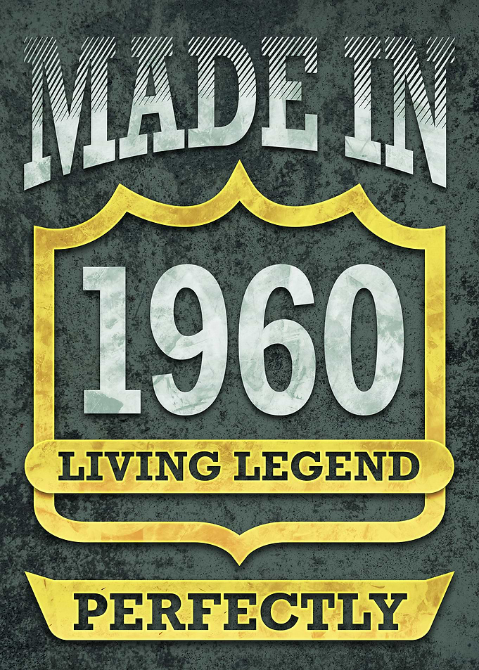 Made In 1960 Birthday Gift