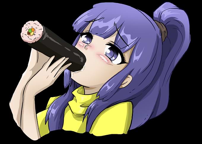 Ahegao Hentai Sushi Girl