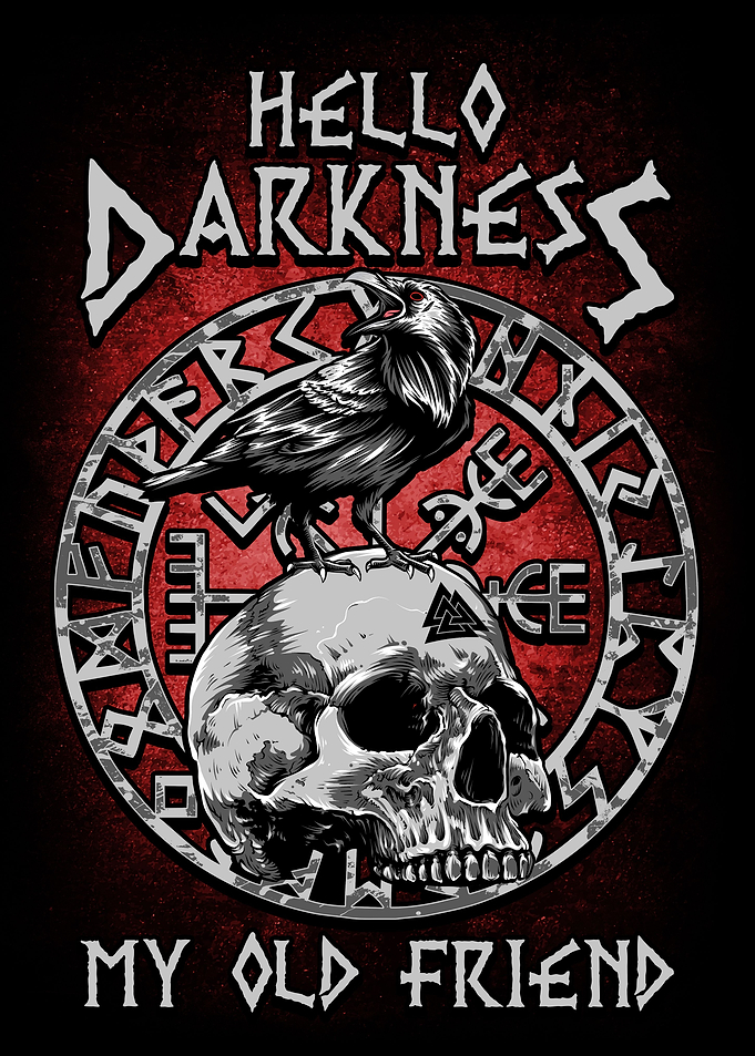 Darkness Skull Raven