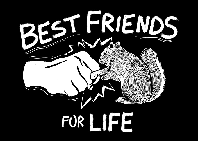 Squirrel Best Friends