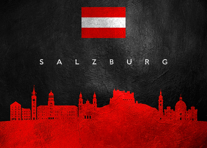 Salzburg Austria Skyline