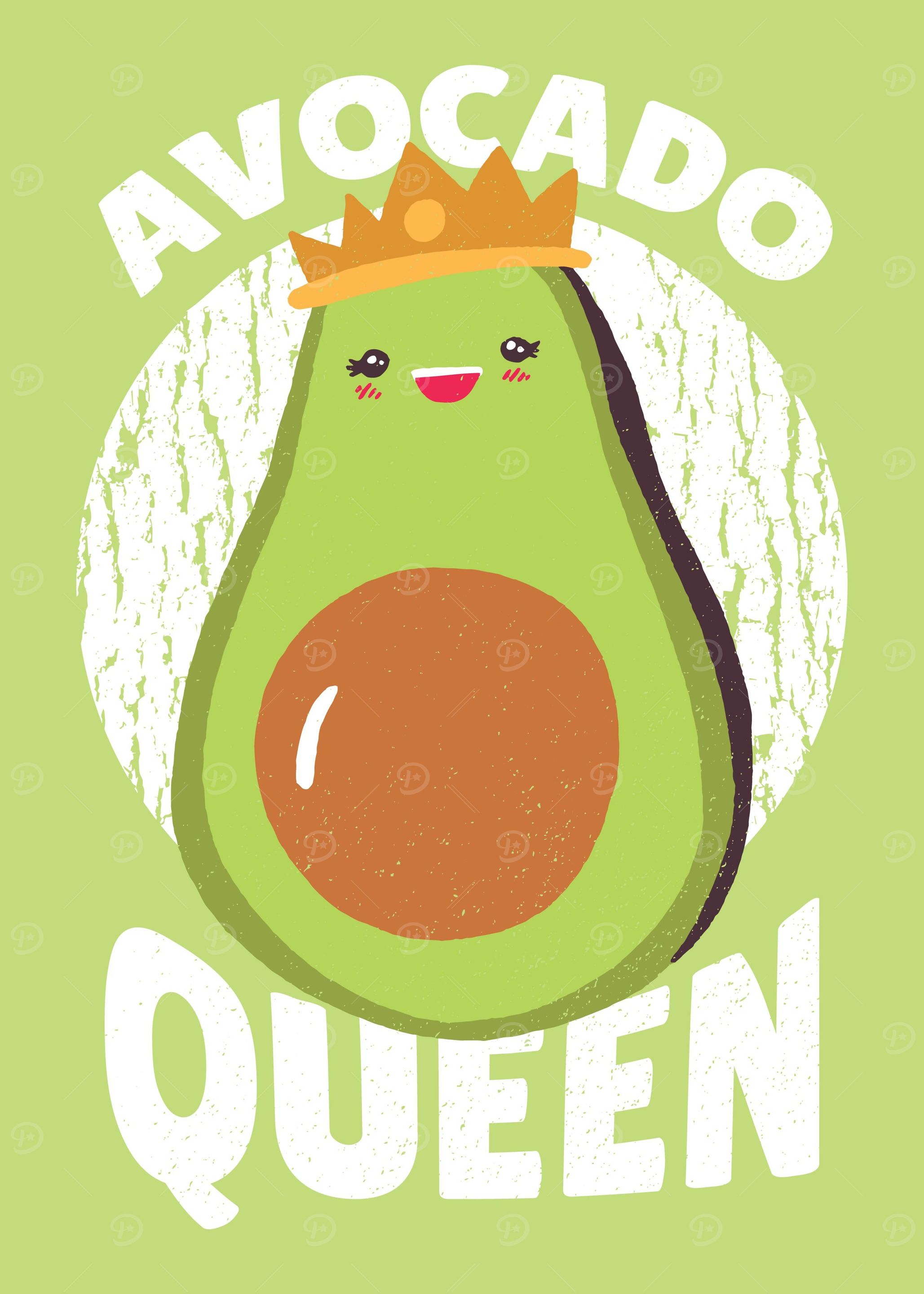 Avocado Queen Funny