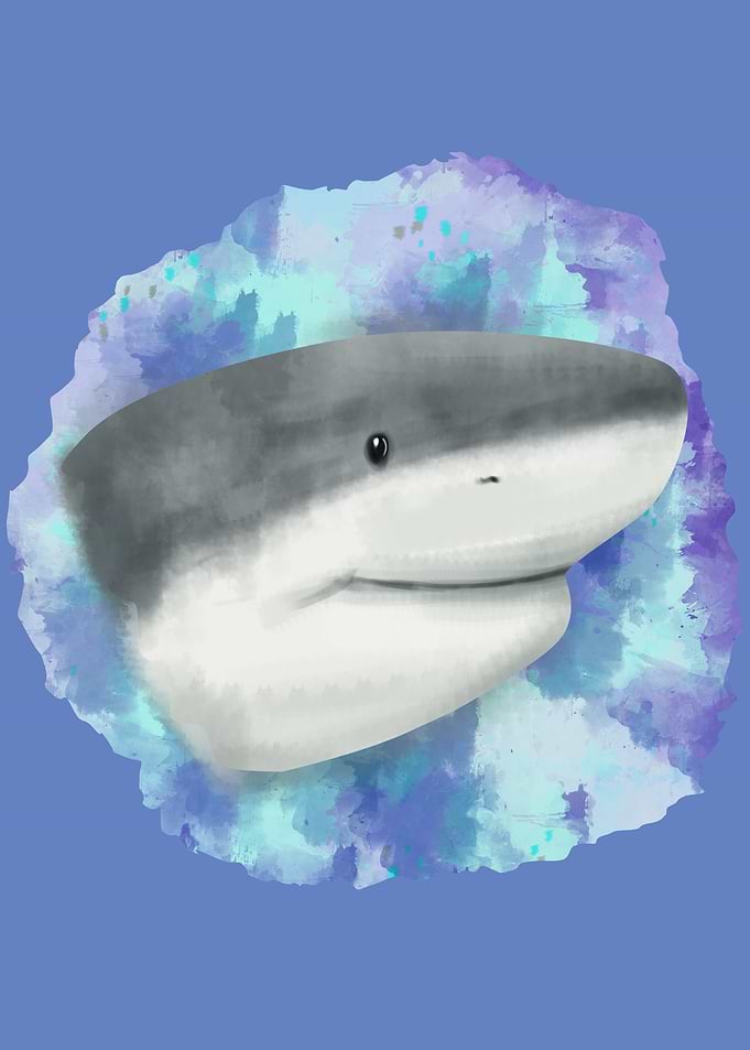 Shark Watercolor