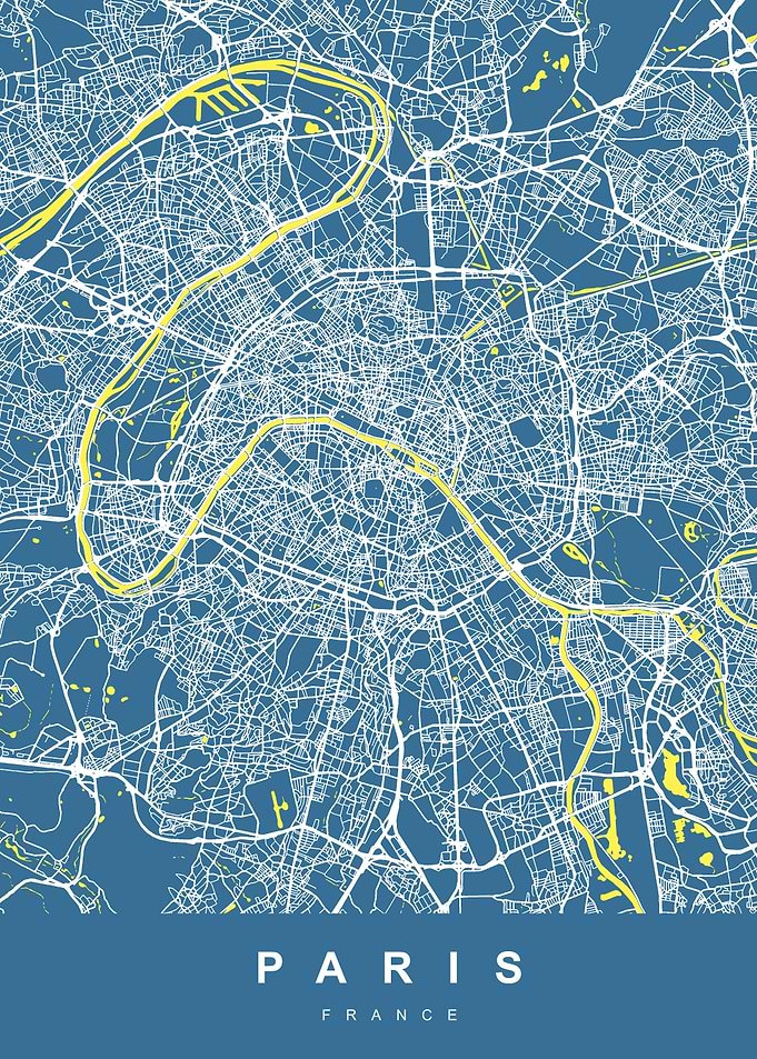 Map Paris France