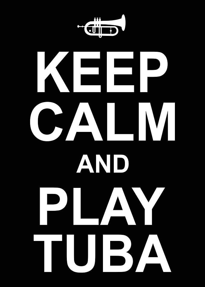 Funny Tuba Player