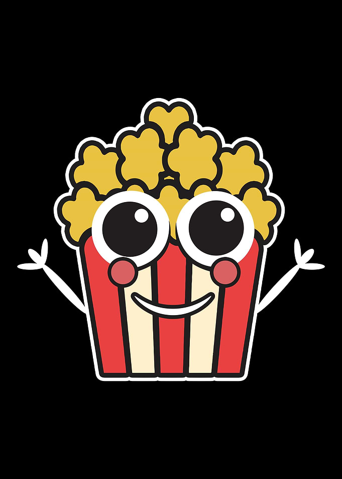 popcorn cinema popcorn bag