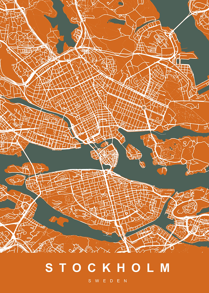 Map Stockholm Sweden