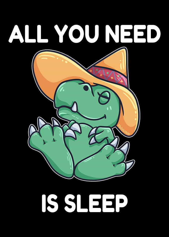 Dino TRex Sleep