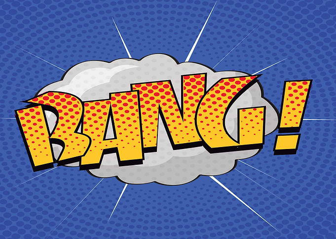 Pop Art BANG Sign