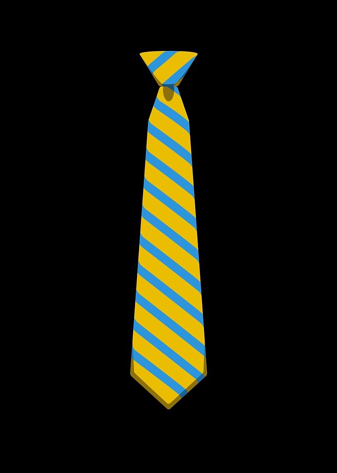 Tie Blue Yellow