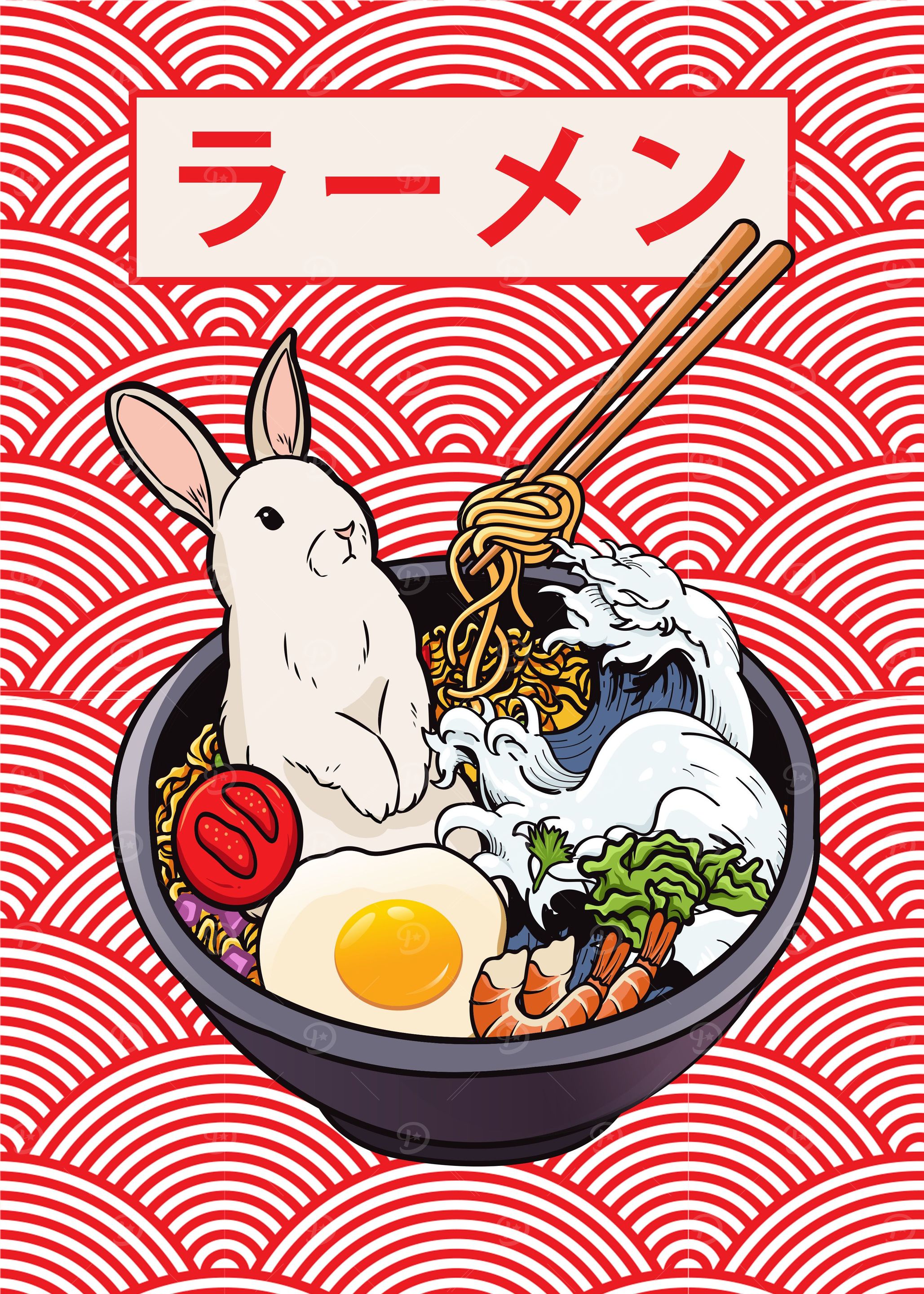 Ramen Soup Rabbit