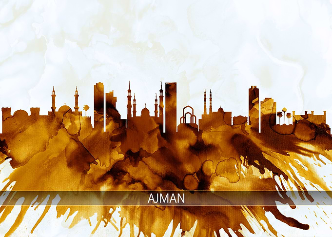 Ajman UAE Skyline
