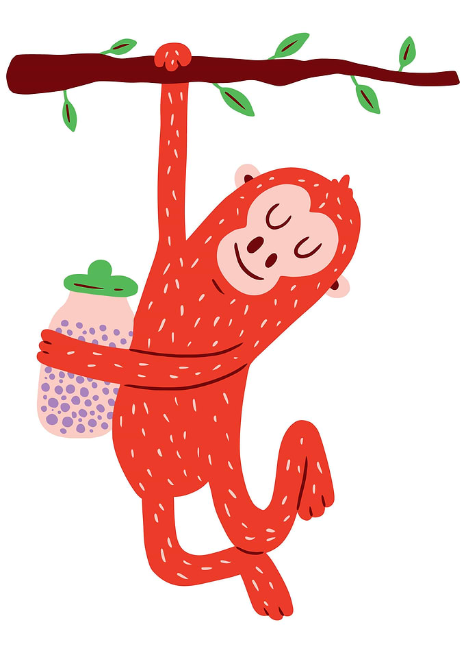 Orangutan baby
