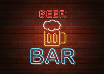 Neon Beer Pub Bar Sign