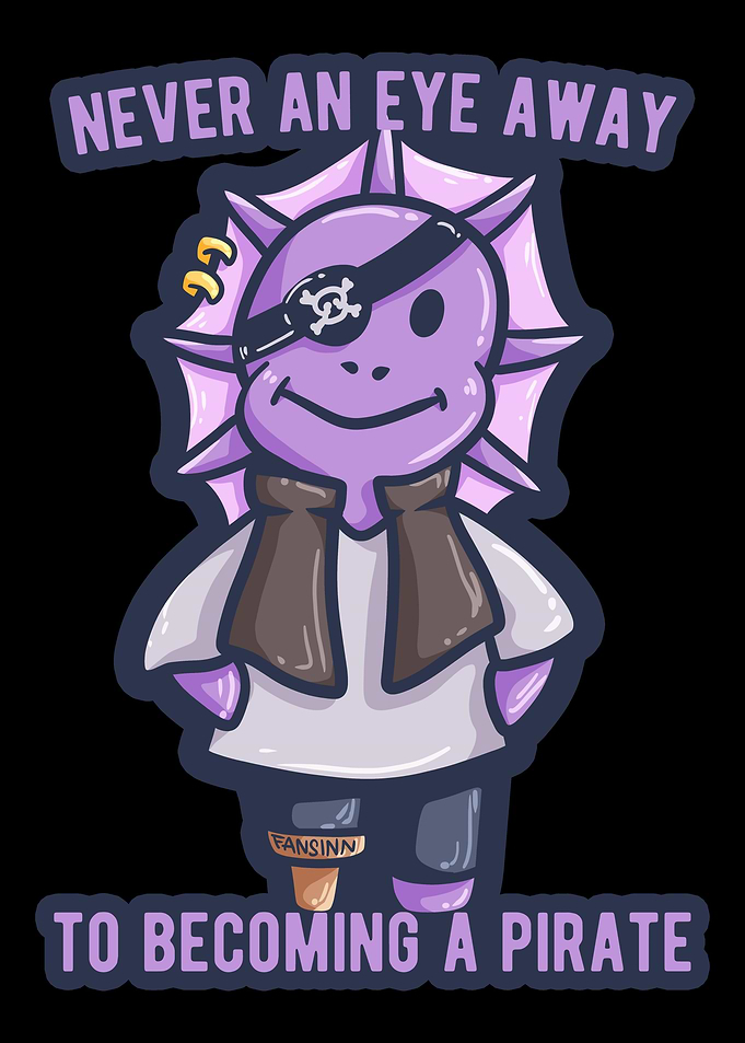 Dinosaur Pirate Buccaneer