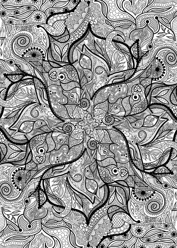 Flower mandala
