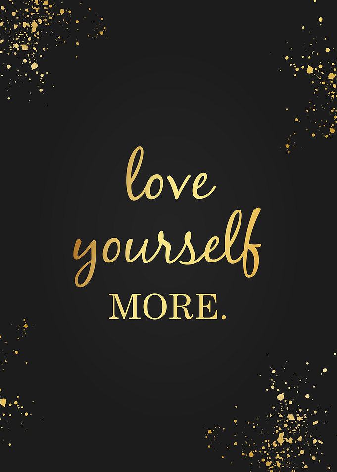 Love Yourself Quotes Black