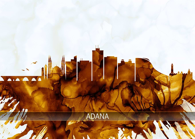 Adana Turkey Skyline