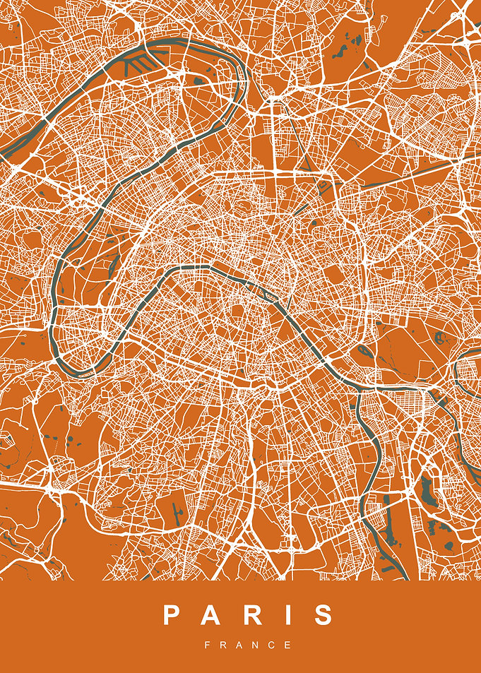 Map Paris France