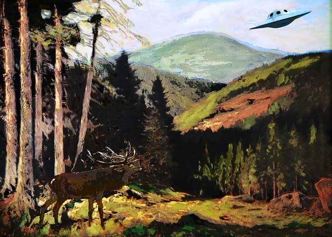 Ufo and Stag