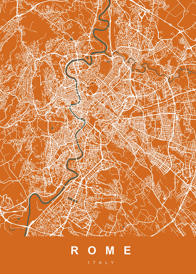 Map Rome Italy