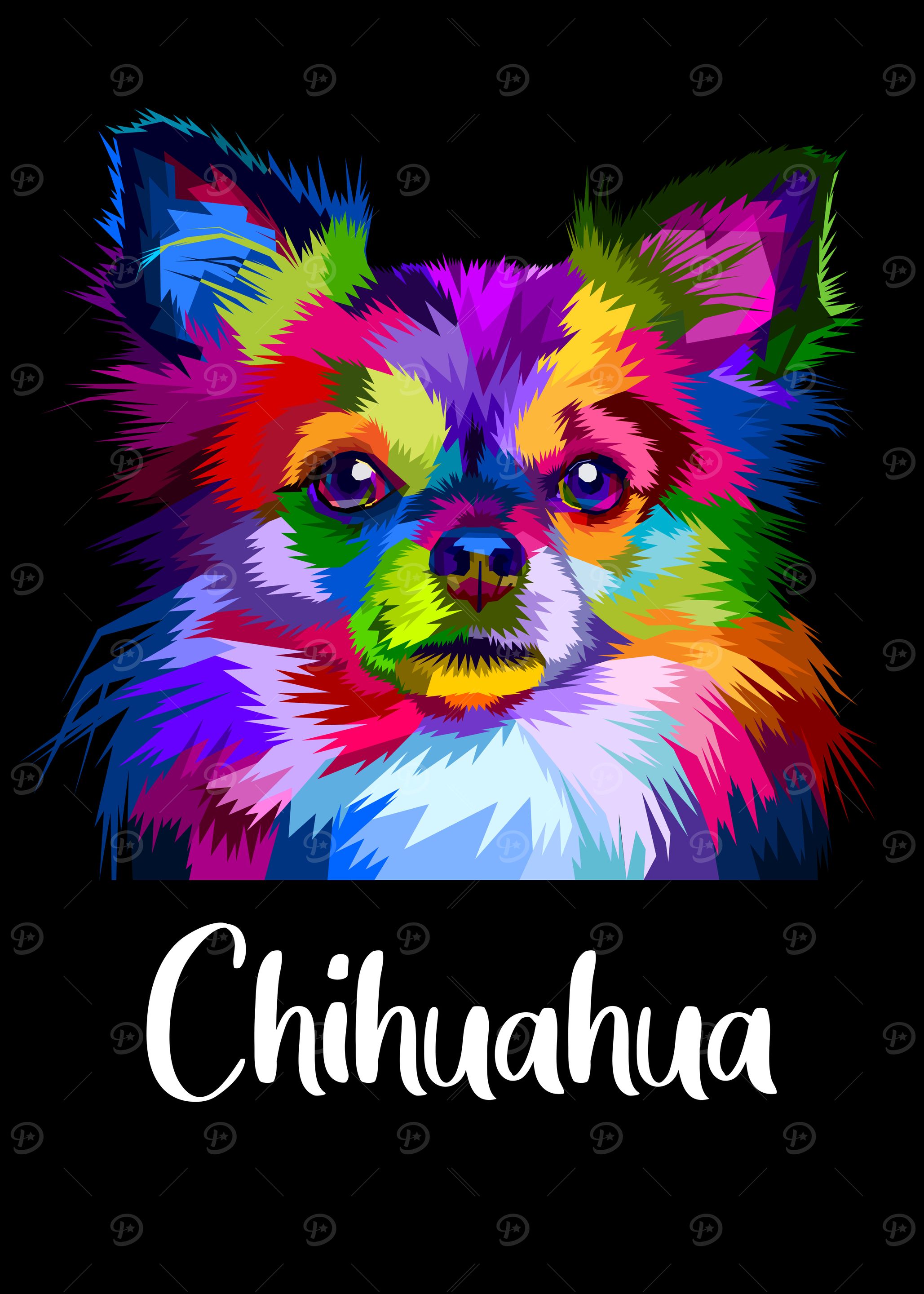 Colorfoul Chihuahua