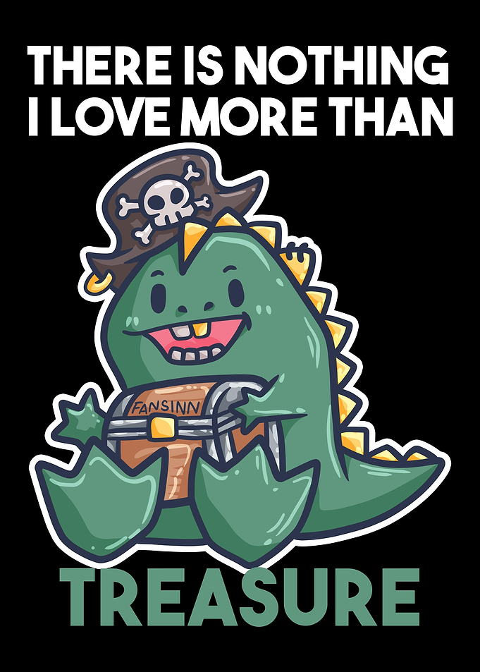 Pirate Dino TRex treasure