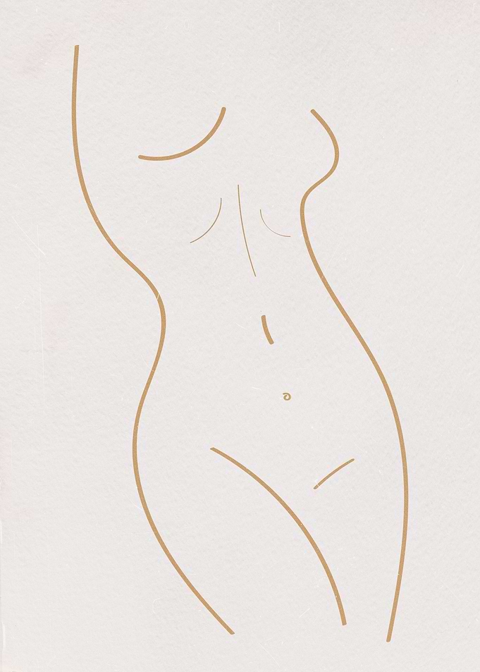 Woman lines Minimalism