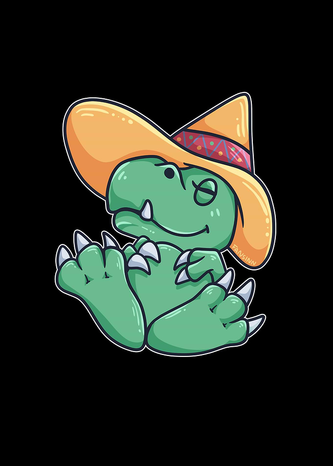 Dino TRex Sleep