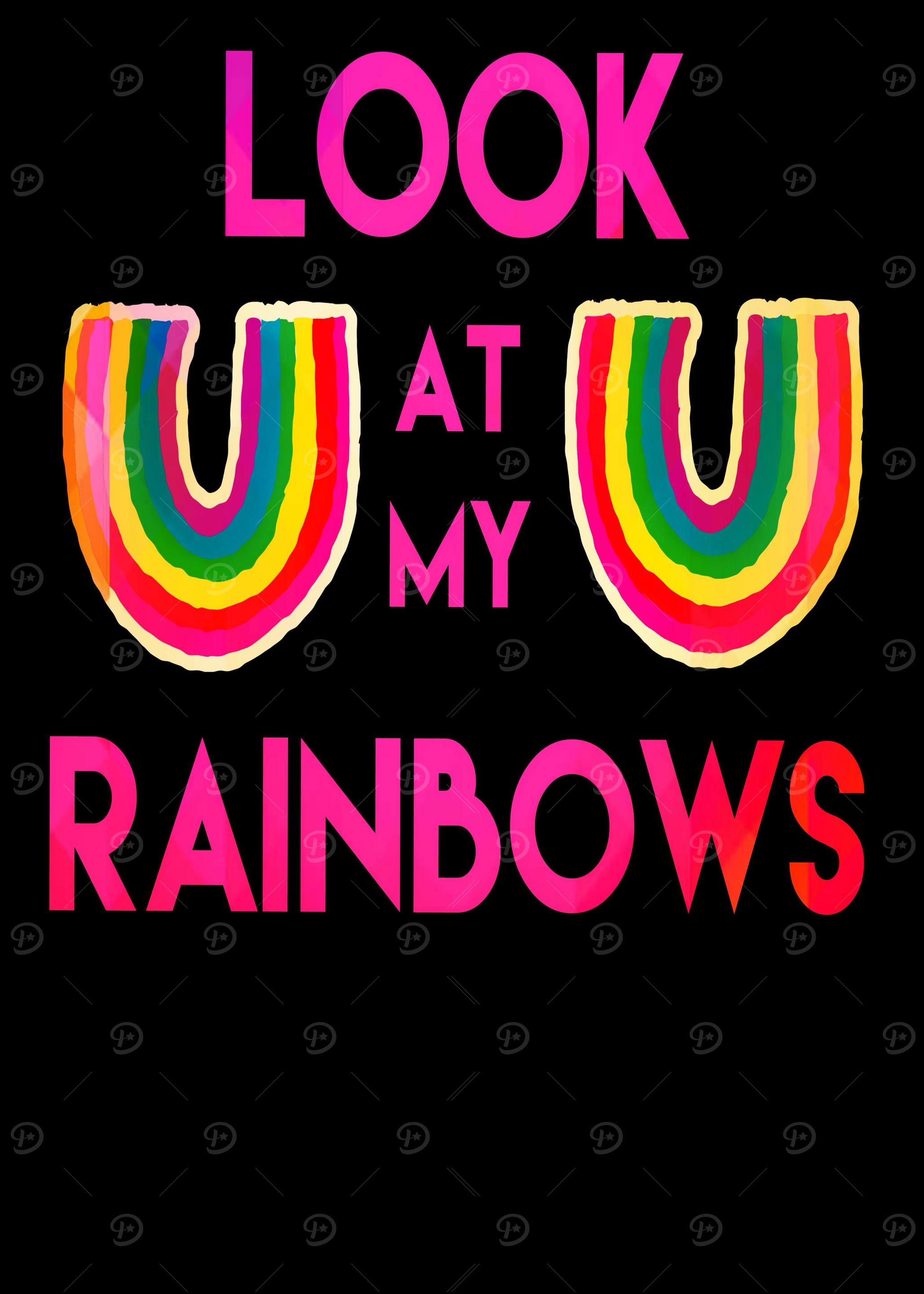 Funny Rainbow Breasts