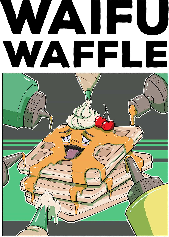 Hentai Ahegao Waifu Waffle