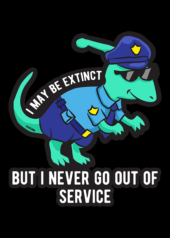 Dinosaurs police prison Gi
