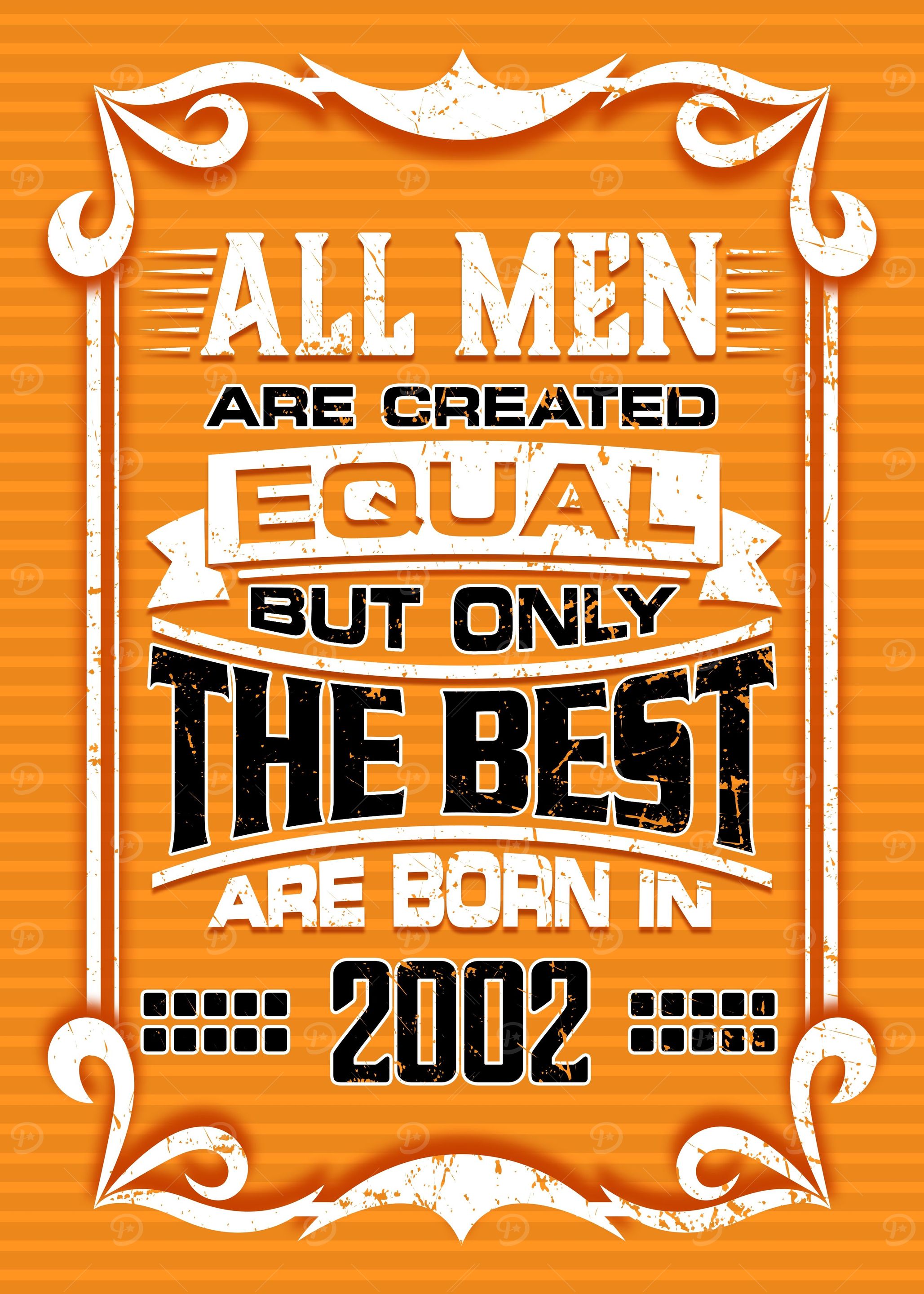 All Men 2002 Birthday Gift