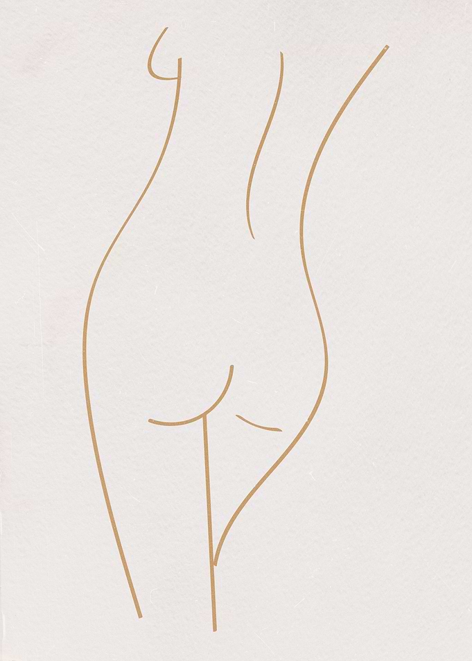 Woman lines Minimalism